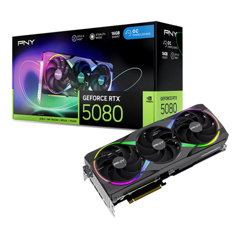 PNY RTX 5080 ARGB OC 16GB